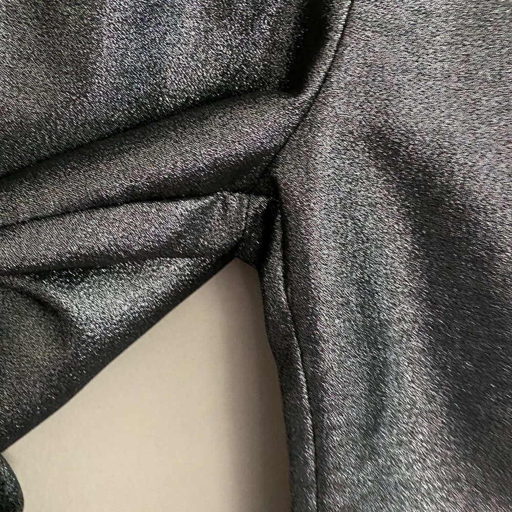 House of CB Jas Silver Kick Flare Trouser - Picture 8 of 14